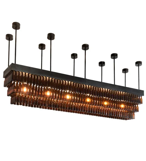 144"L Beer Garden Contemporary Chandelier