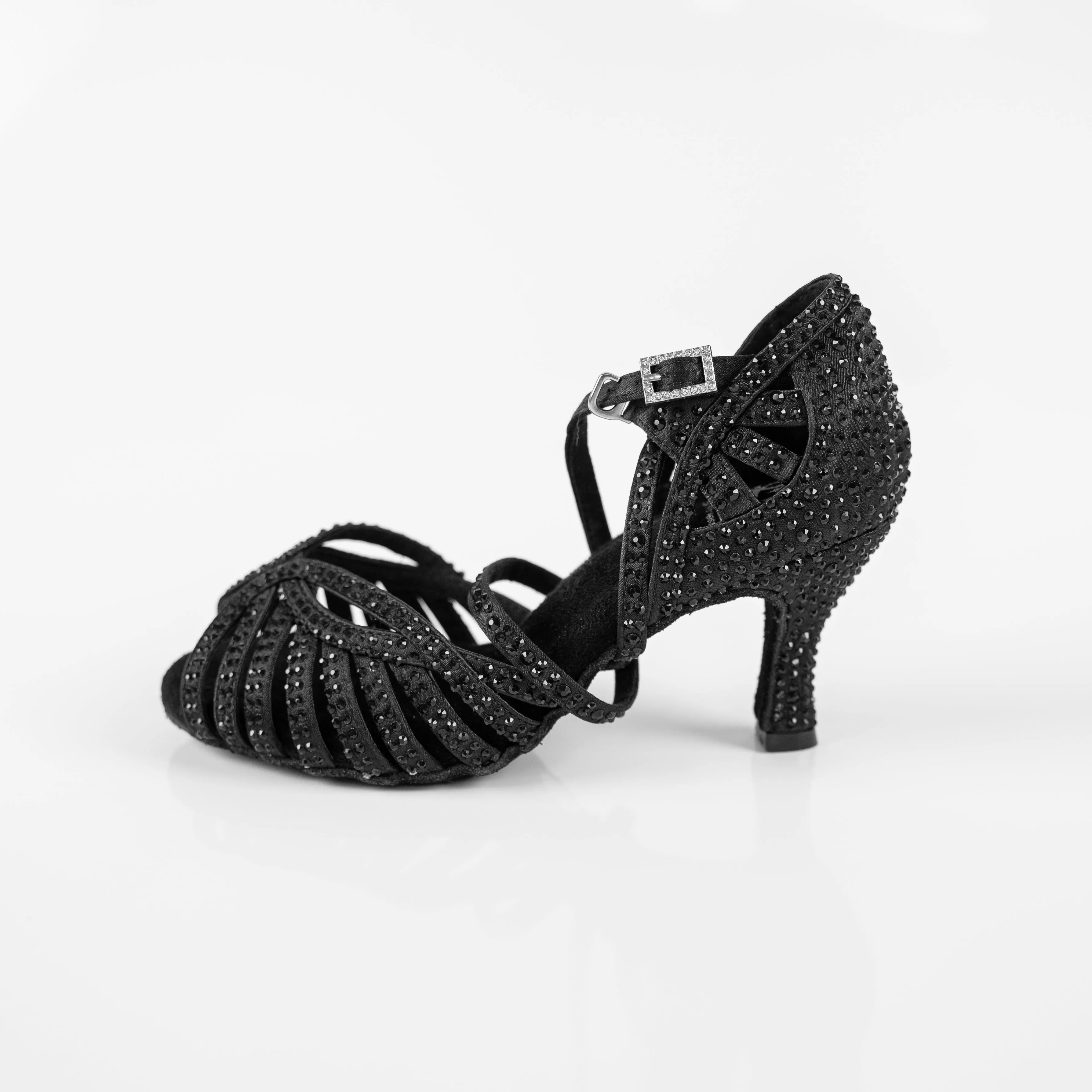 Abelia Black Dance Shoes with Extra Cushioned Padding