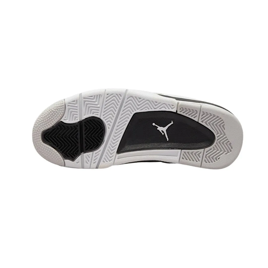 Air Jordan 4 Retro GS Military Black White Black Neutral Grey