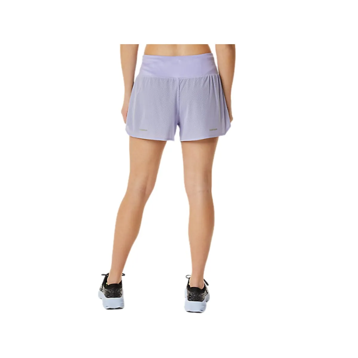 Asics Ventilate 2-N1 Shorts 3.5in Purple Women's Black