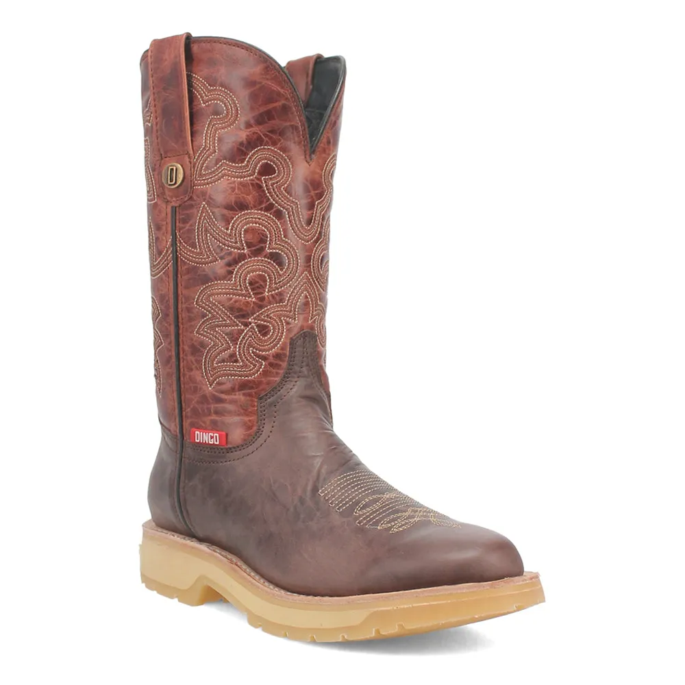 Big Horn Embroidered Round Toe Cowboy Boots