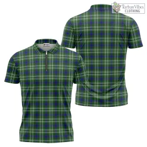 Blackadder Tartan Zipper Polo Shirt