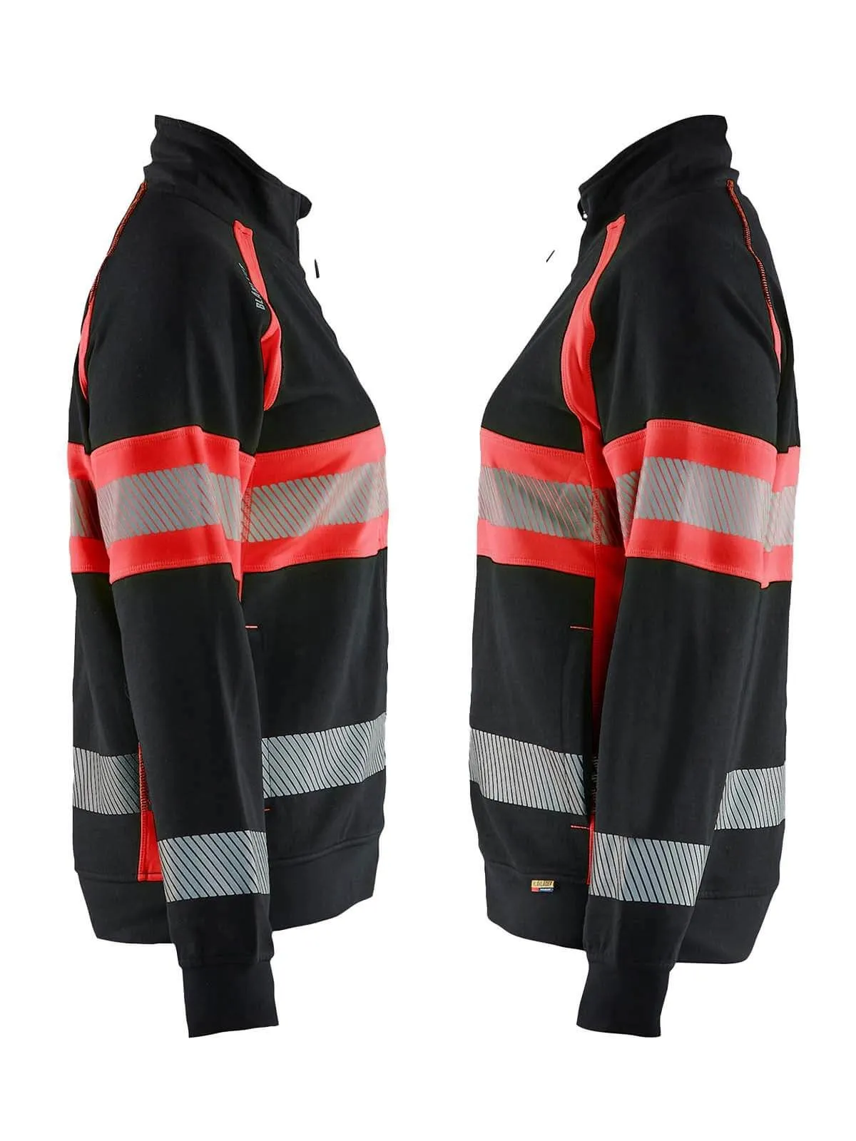 Bl&#xE5;kl&#xE4;der&#x20;Work&#x20;Vest&#x20;High&#x20;Vis&#x20;Women&#x20;3505&#x20;Black&#x20;Red