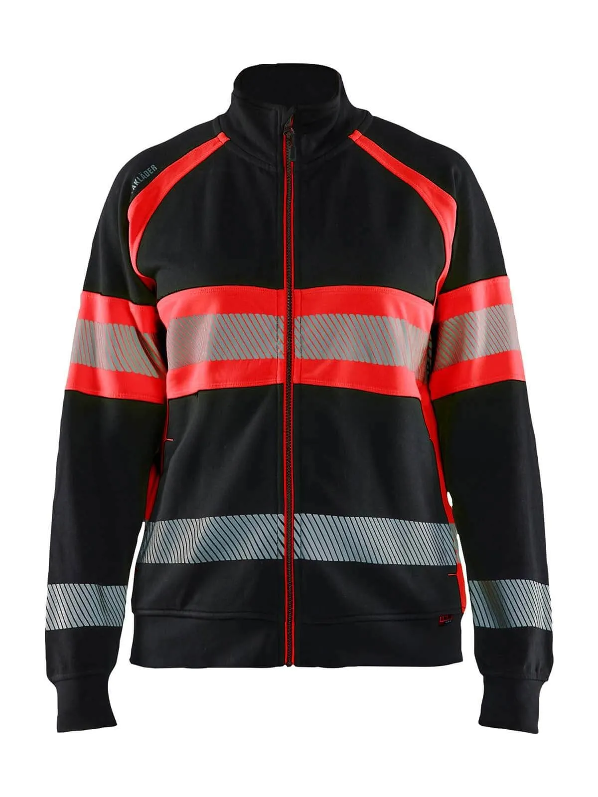 Bl&#xE5;kl&#xE4;der&#x20;Work&#x20;Vest&#x20;High&#x20;Vis&#x20;Women&#x20;3505&#x20;Black&#x20;Red