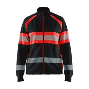 Bl&#xE5;kl&#xE4;der&#x20;Work&#x20;Vest&#x20;High&#x20;Vis&#x20;Women&#x20;3505&#x20;Black&#x20;Red