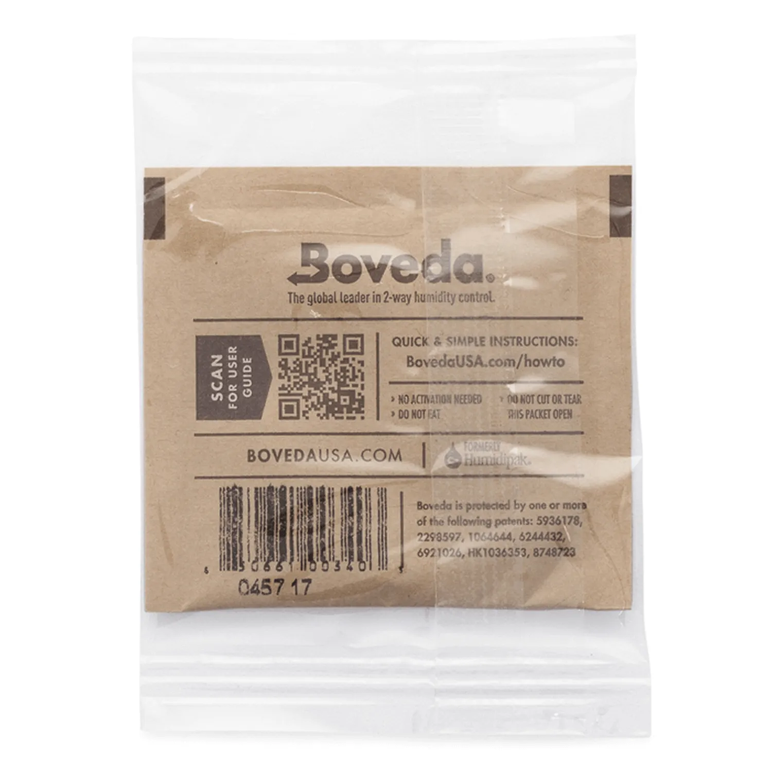 Boveda 8g 62% Relative Humidity Individually Wrapped Bulk Pack of 300