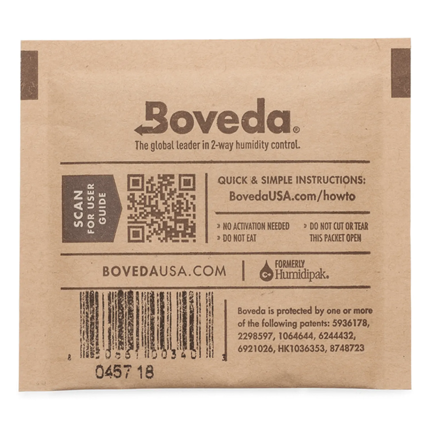 Boveda 8g 62% Relative Humidity Individually Wrapped Bulk Pack of 300