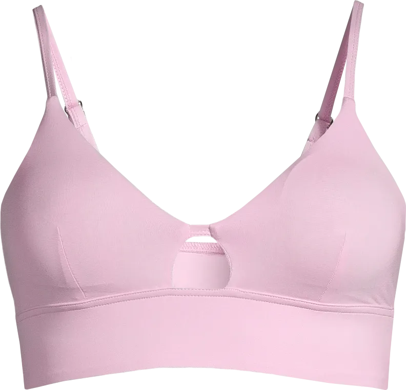 Casall Women&#x27;s Triangle Cut-Out Bikini Top Clear Pink | Buy Casall Women&#x27;s Triangle Cut-Out Bikini Top Clear Pink here | Outnorth