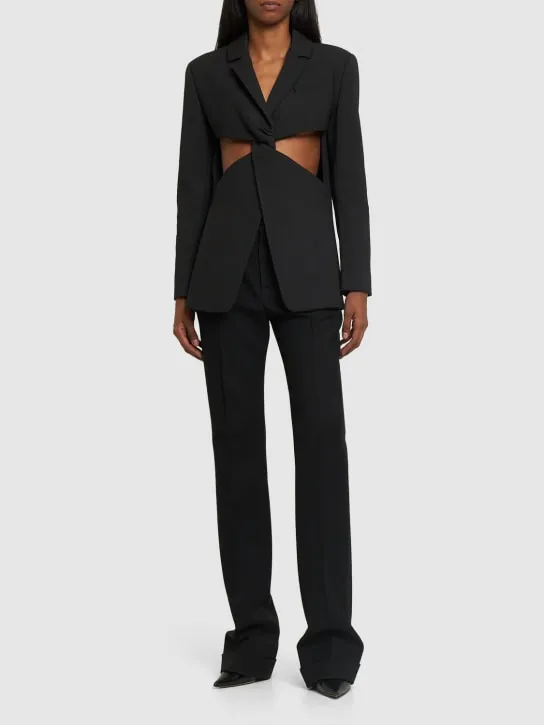 Coperni   Twisted cut out blazer 