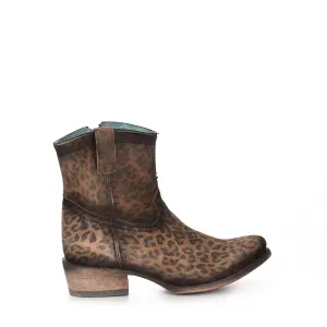 Corral Urban Womens Cheetah Cowboy Boots Leather Brown