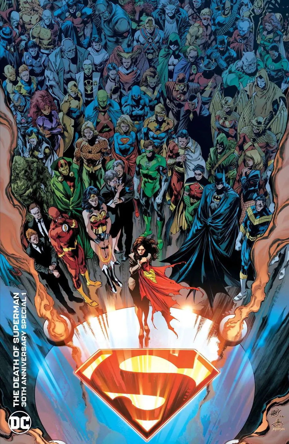 Death Of Superman 30th Anniversary Special #1 (One-Shot) Cvr C Ivan Reis & Danny Miki Funeral For A Friend Var