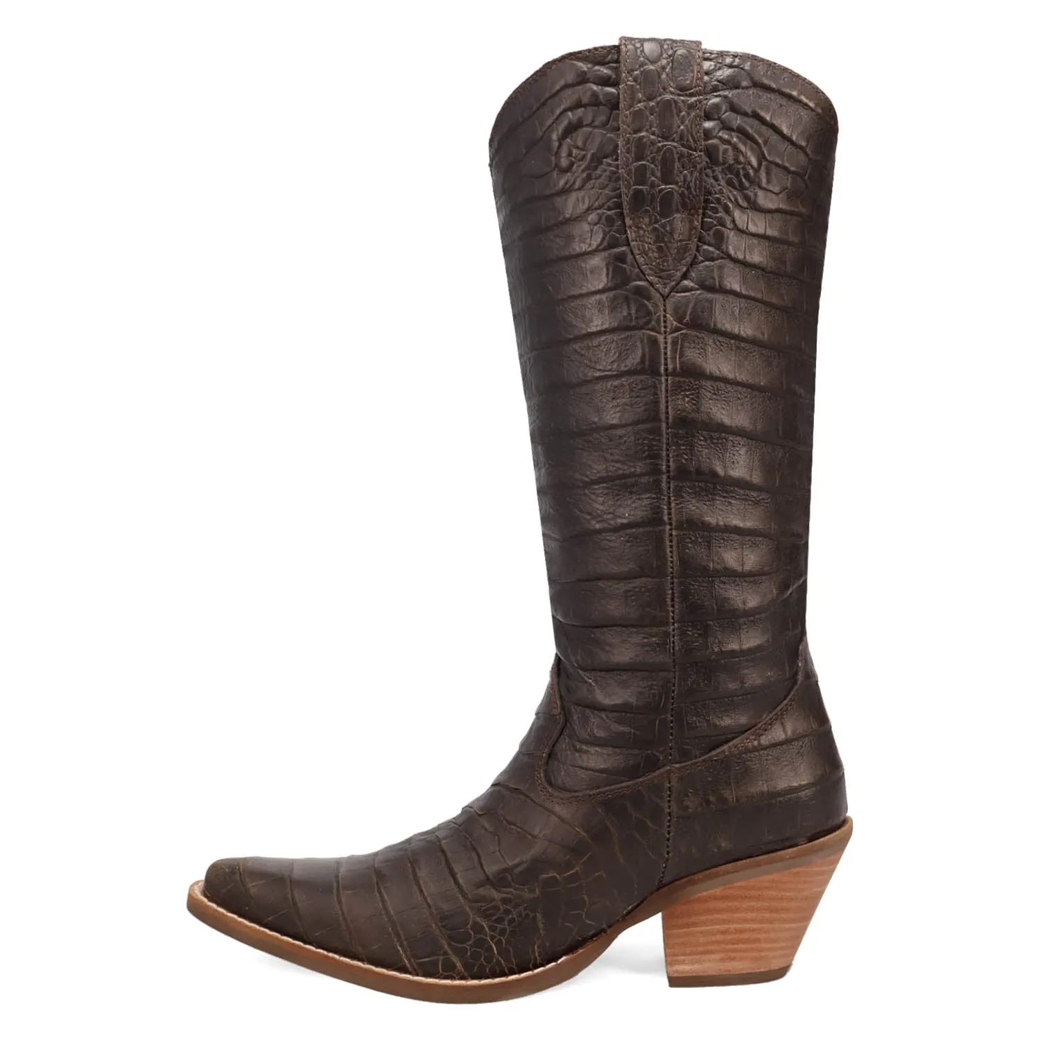 Dingo Womens Ozzie Brown Leather Cowboy Boots