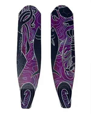 DiveR - Prey by Nadia Dora Free Diving Fin Blades - Purple