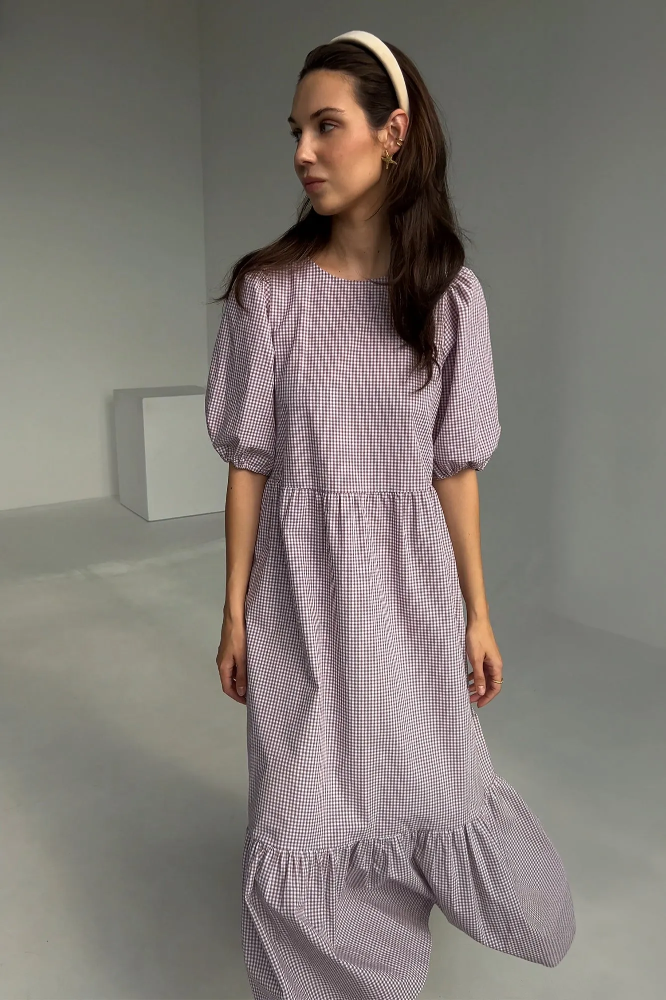 Dress in cotton / 03 / 22 / pale rose