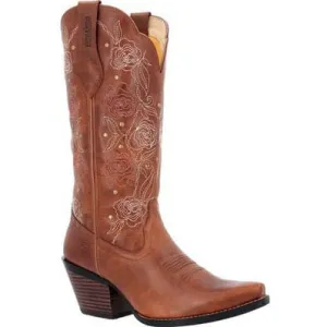 Durango Women's Crush 13" Snip Toe Western Boot - Rosewood - DRD0453