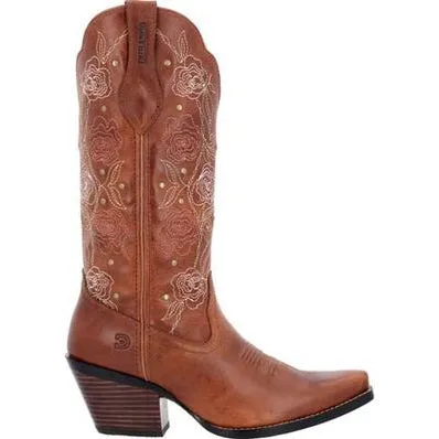 Durango Women's Crush 13" Snip Toe Western Boot - Rosewood - DRD0453