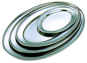 GenWare Stainless Steel Oval Flat 50cm/20"