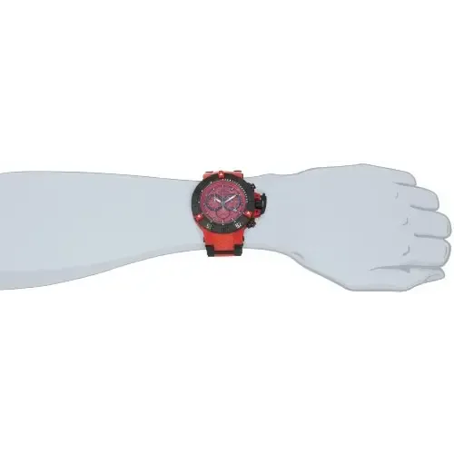 Invicta Men's 0938 Subaqua Quartz Chronograph Red Dial Watch