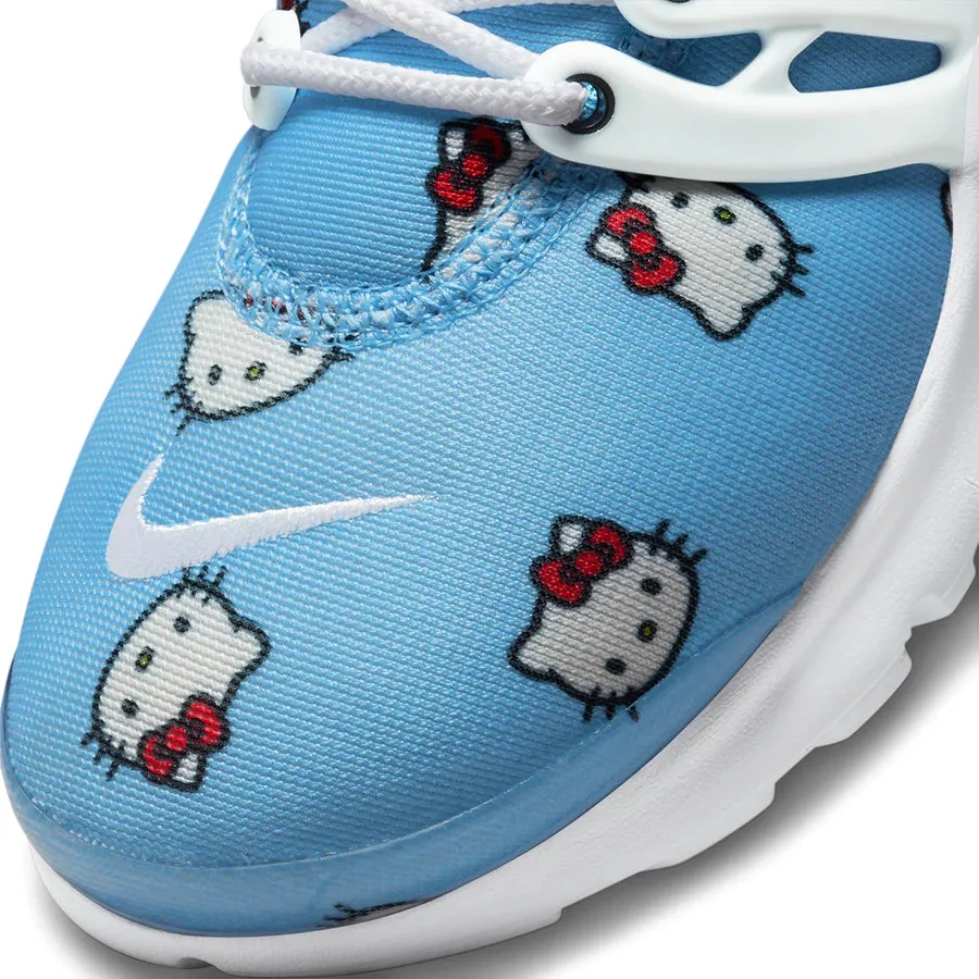 Kids Nike Presto x Hello Kitty University Blue Black White Pre-School Sizing