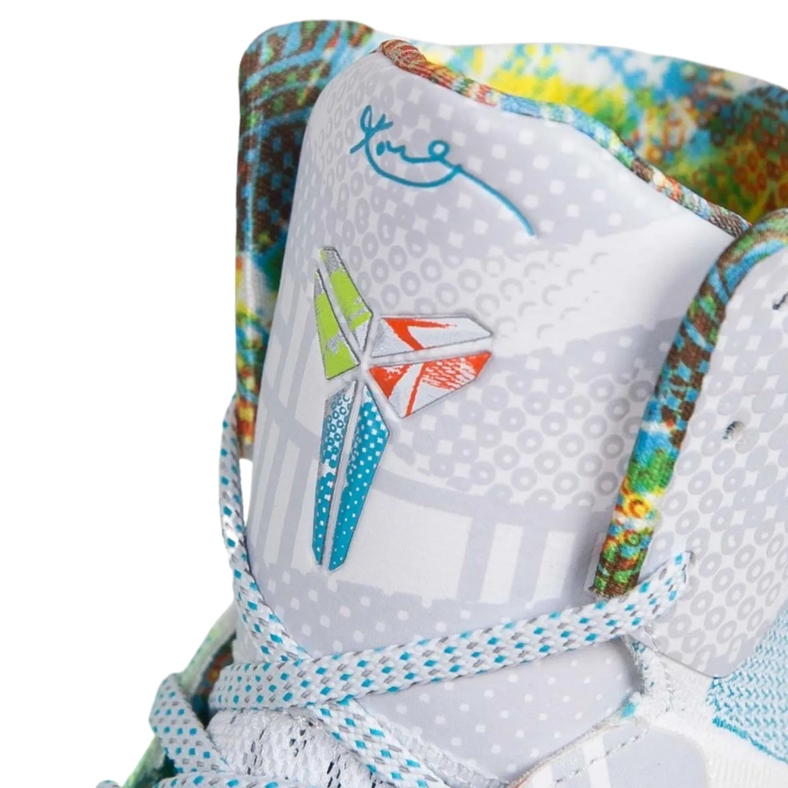 Kobe IX Elite Premium "What the Kobe" Multi Colour Reflective Silver Chlorine Blue