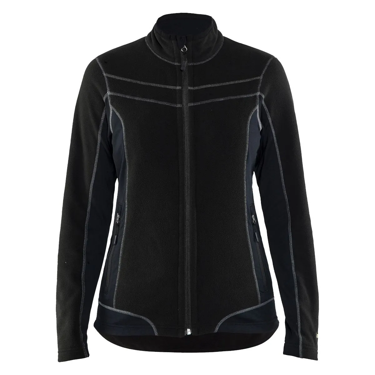 Ladies&#x20;Micro&#x20;Fleece&#x20;Jacket&#x20;4924&#x20;Zwart&#x2F;Rood&#x20;-&#x20;Bl&#xE5;kl&#xE4;der