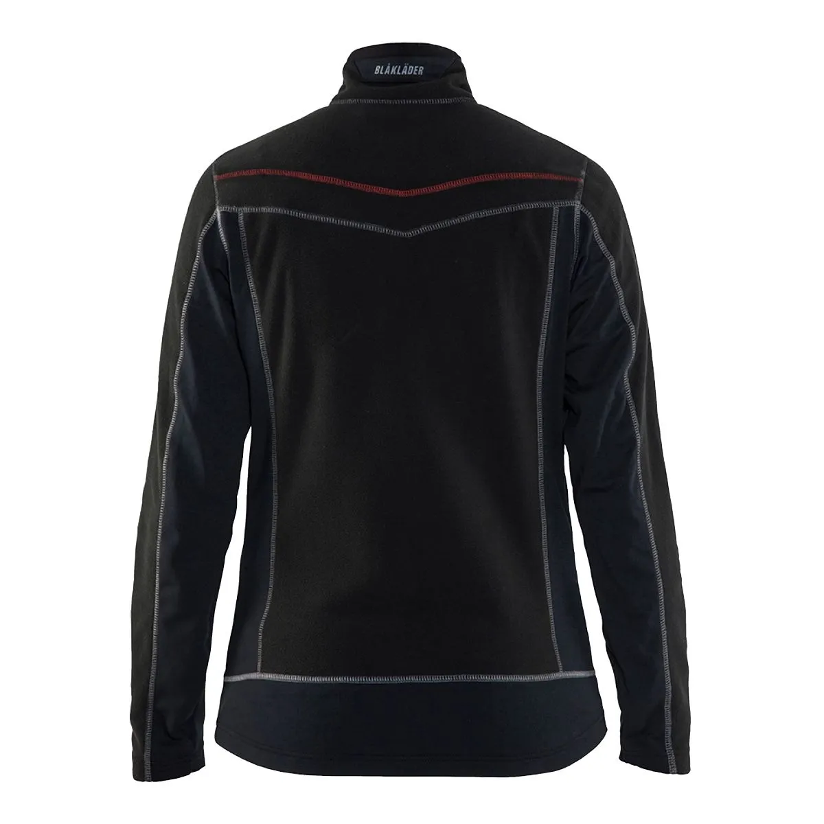 Ladies&#x20;Micro&#x20;Fleece&#x20;Jacket&#x20;4924&#x20;Zwart&#x2F;Rood&#x20;-&#x20;Bl&#xE5;kl&#xE4;der