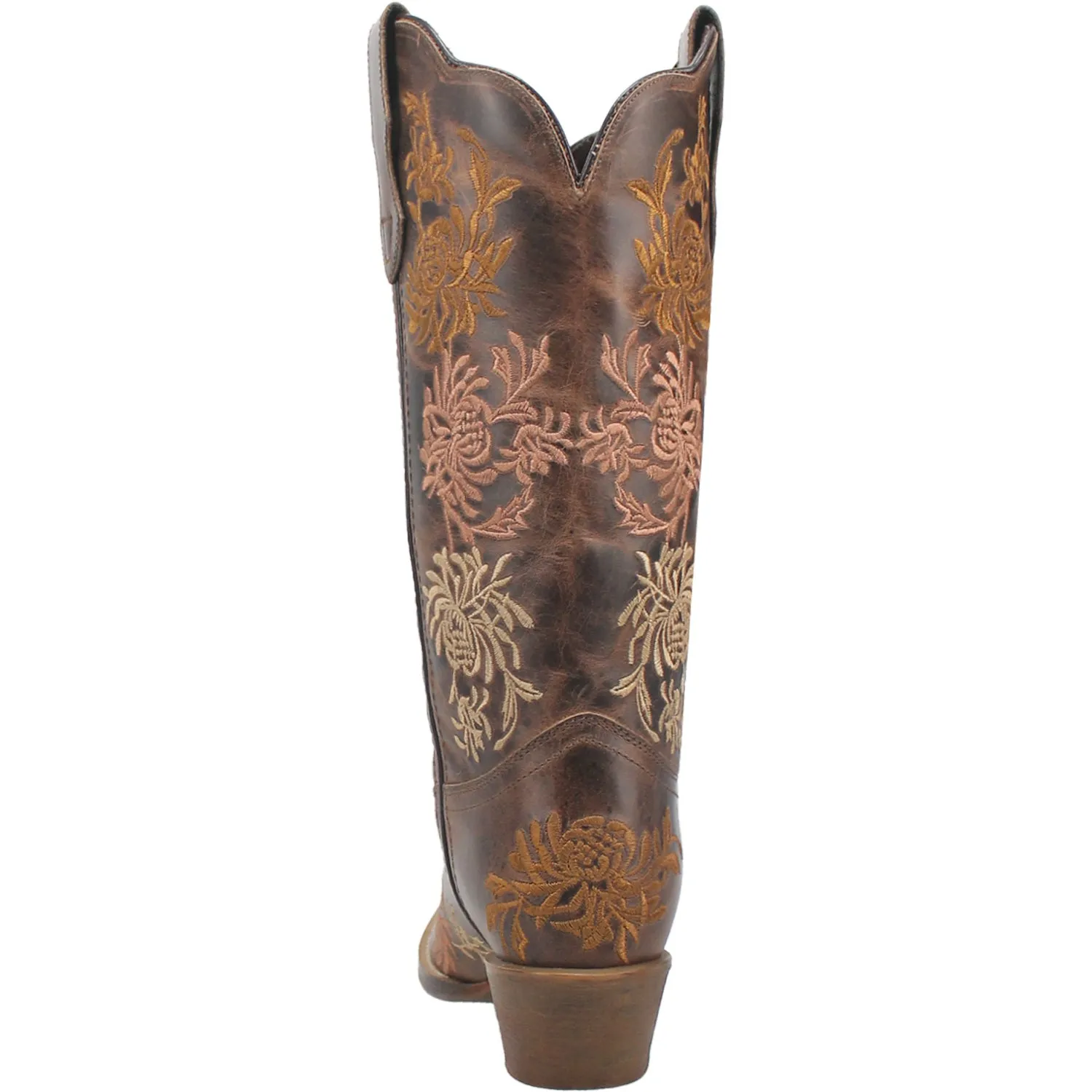 Laredo Womens Sylvan Tobacco Leather Cowboy Boots