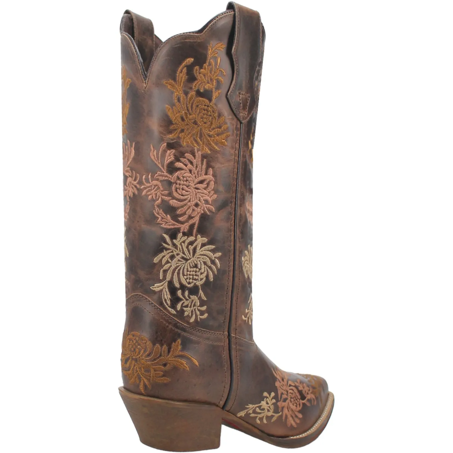 Laredo Womens Sylvan Tobacco Leather Cowboy Boots