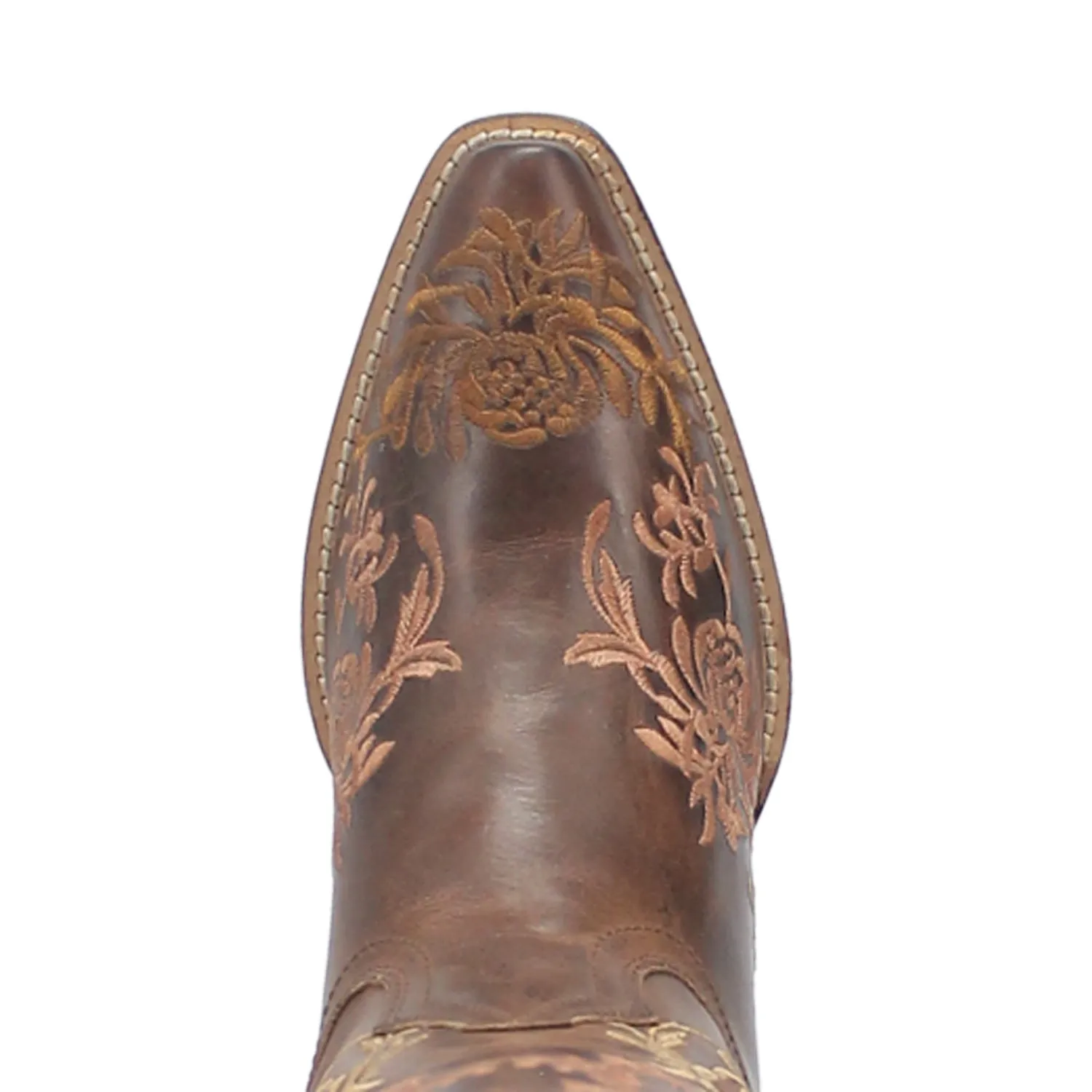 Laredo Womens Sylvan Tobacco Leather Cowboy Boots