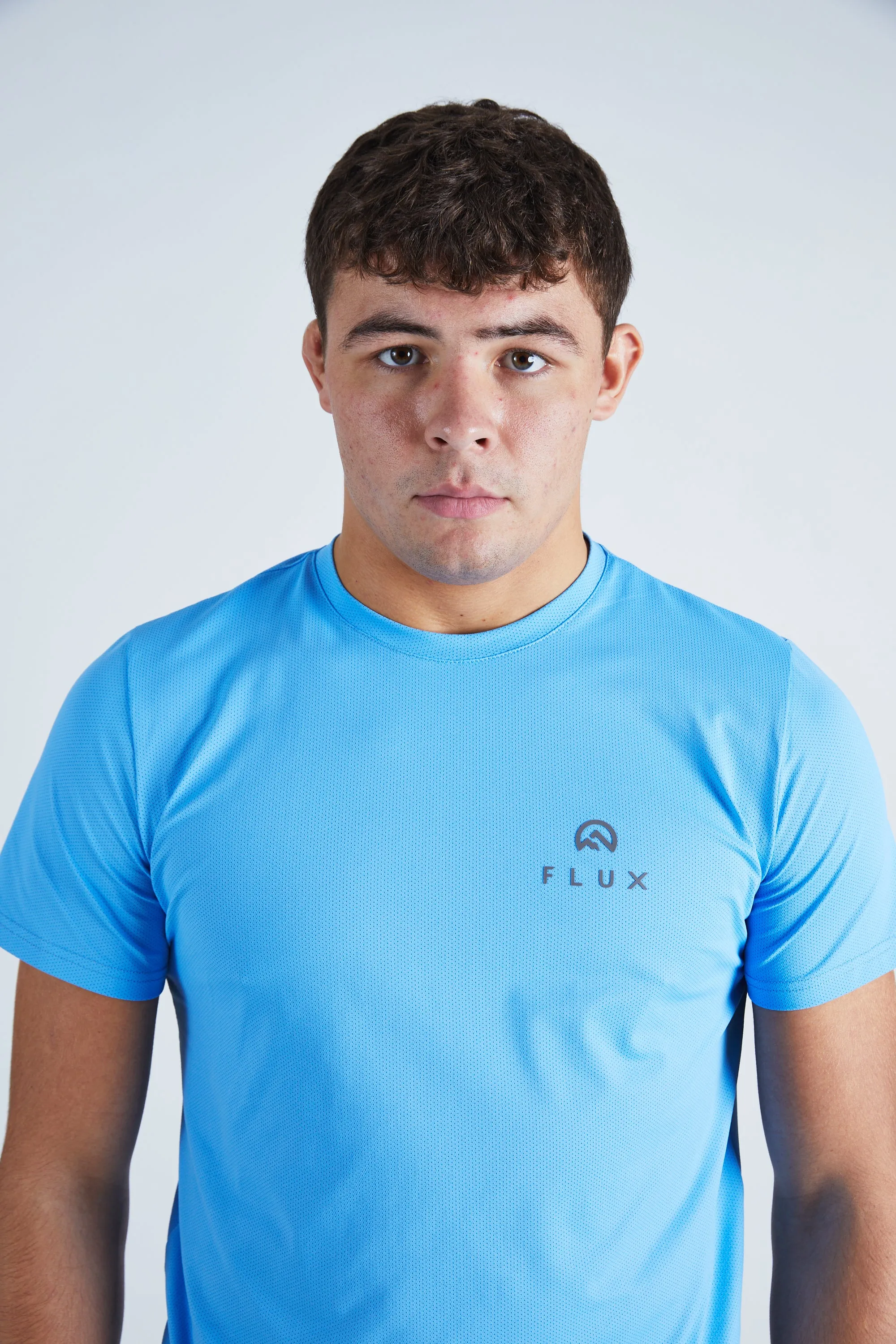 Left Chest Logo T-Shirt - Baby Blue