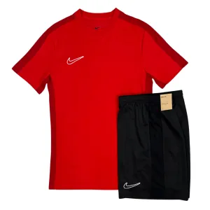 Nike Academy Drill Tshirt / Shorts Set - Red / Black