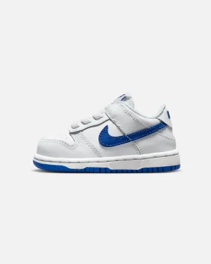 Nike Infants' Dunk Low (TD) Summit White/Hyper Royal