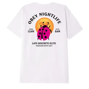 Obey Buggin Out Nightlife T-Shirt - White