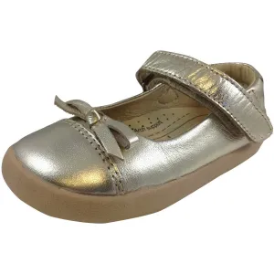 Old Soles Girl's 313 Gold Sista Flat