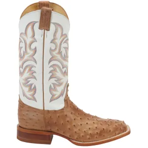 Pascoe Ostrich Square Toe Cowboy Boots