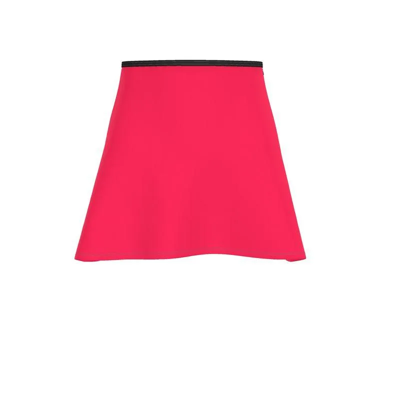 Pena Radical Red Mini Skater Skirt