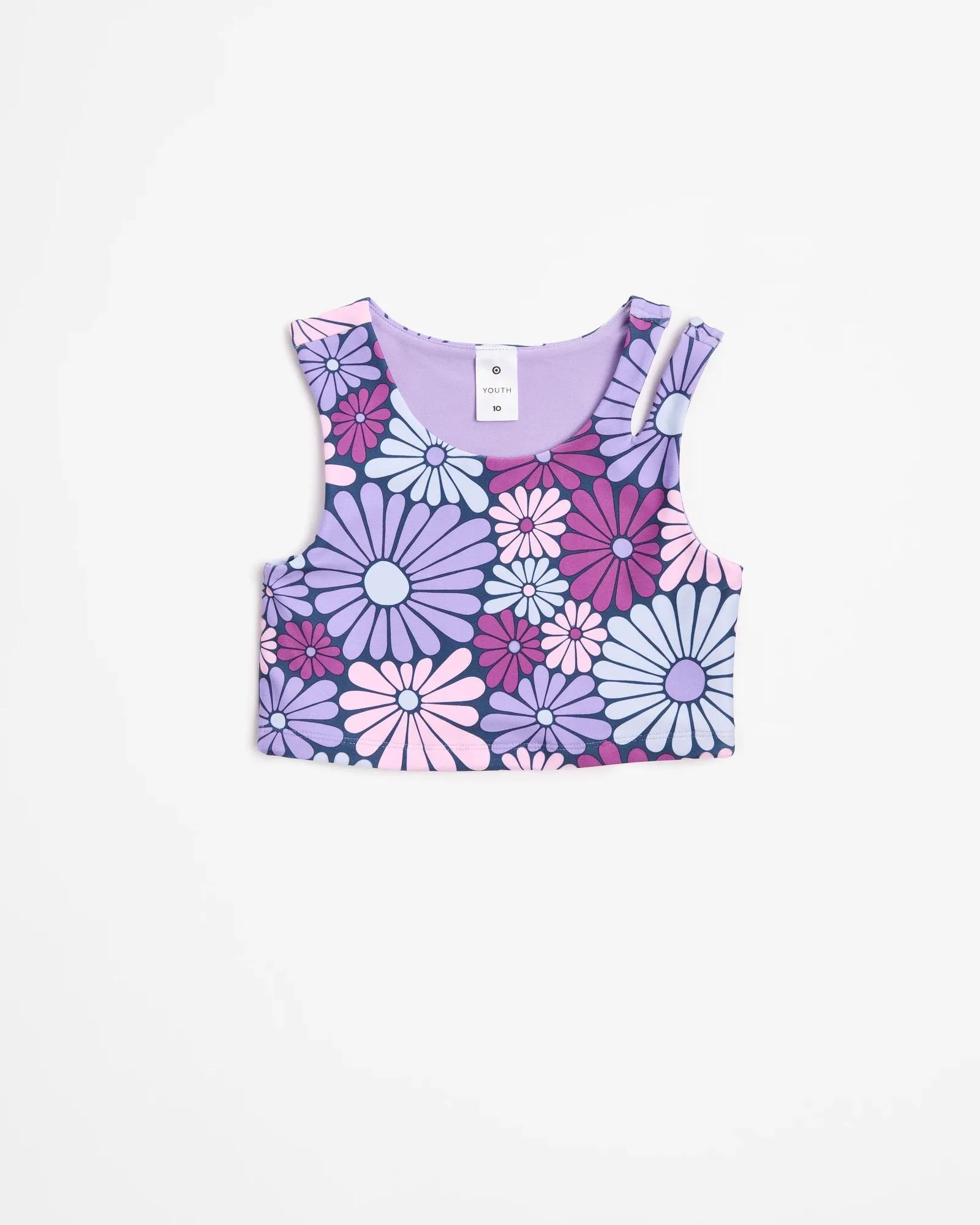 popular  Active Recycled Floral Crop Top