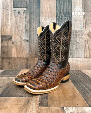 PYTHON MEGA | MEN SQUARE TOE WESTERN COWBOY BOOTS