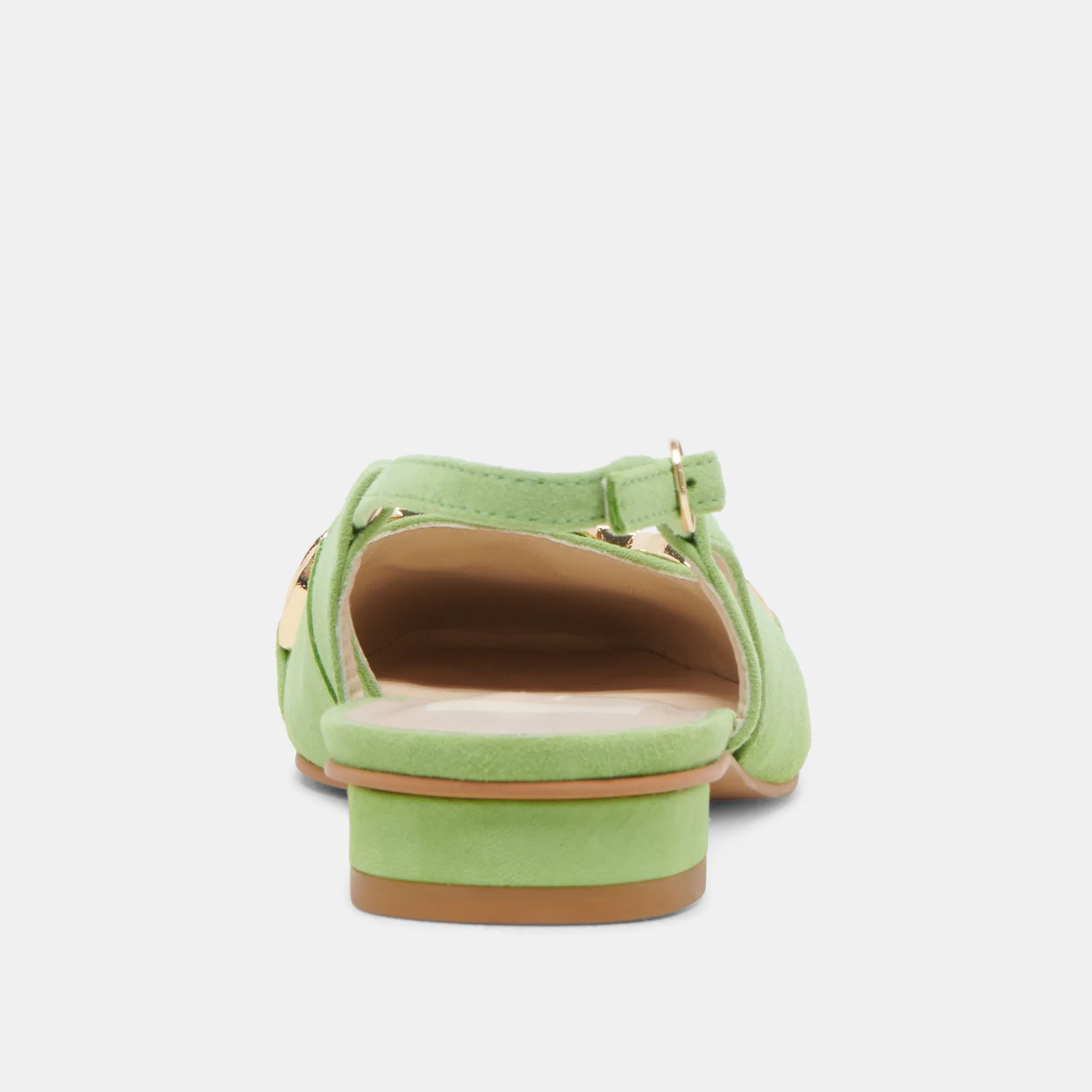 RAMANO FLATS LIME SUEDE