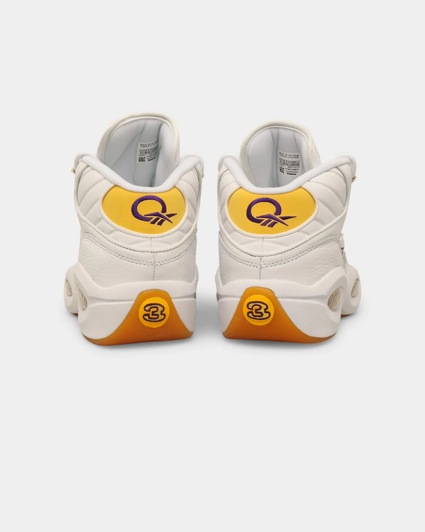 Reebok Question Mid White/Yellow