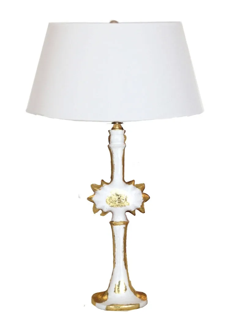 Salutation Lamp in White