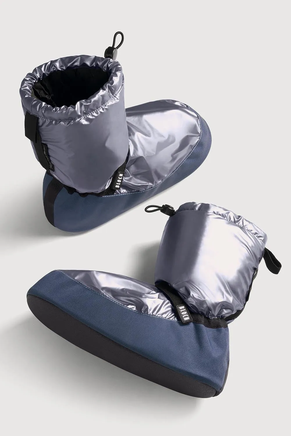 SIM5009BGM - Bloch Metallic Children Warmup Booties