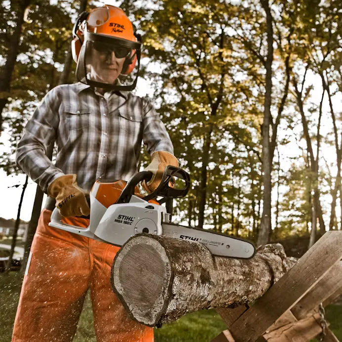 Stihl | MSA 160 C-B Battery-Powered Chainsaw | 12" bar w/ AP 300 S Battery & AL 301 Charger (MSA160-AP300S-AL301-COMBO)