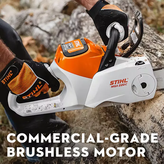 Stihl | MSA 220 C-B Battery-Powered Chainsaw | 14" bar w/ AP 300 battery & AL 301 charger (MSA220-14-AP300-AL301-COMBO)