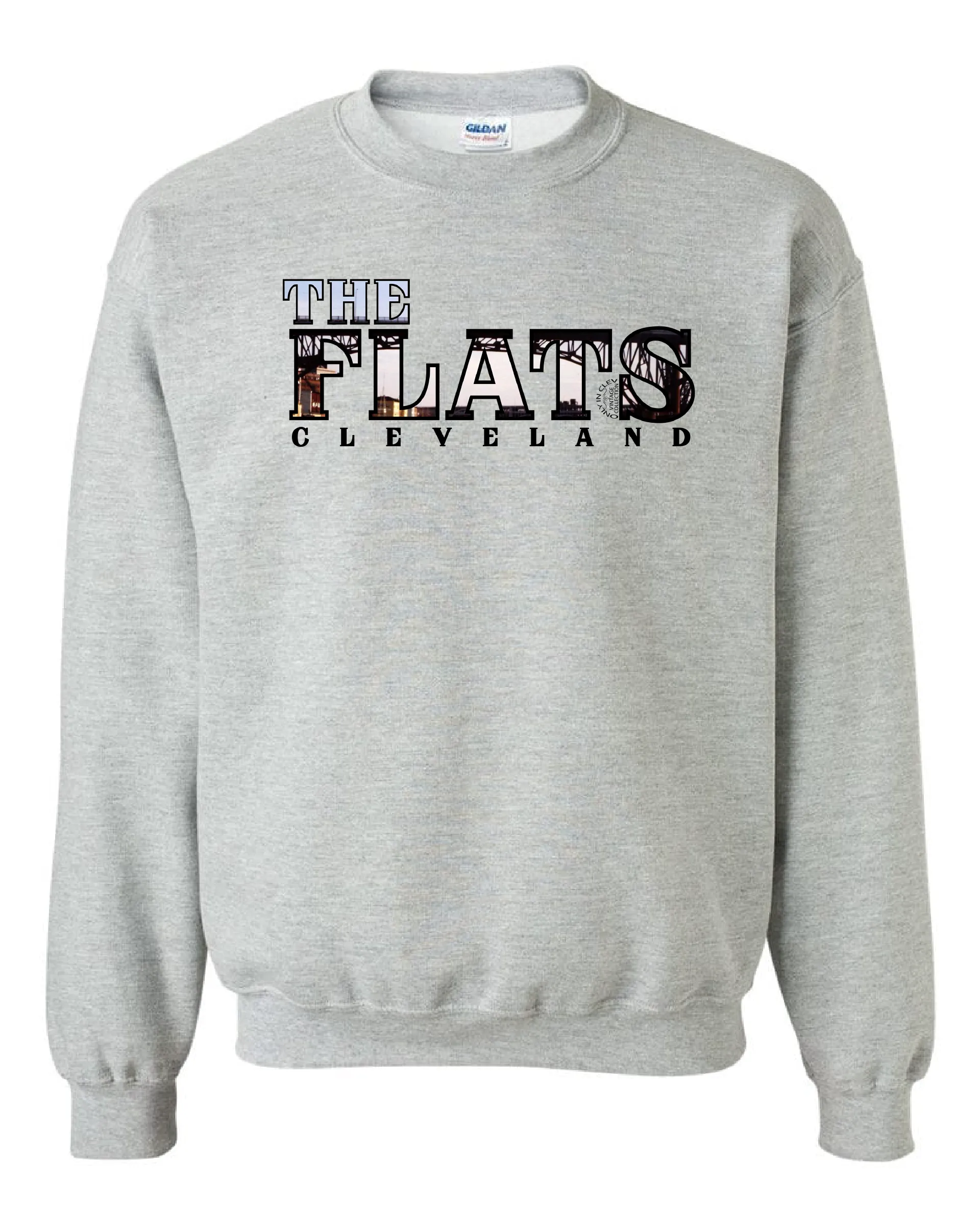 'The Flats" Design on Gray