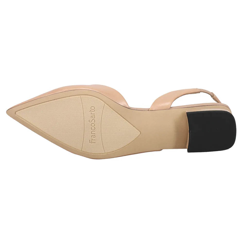 Tyra Pointed Toe Sling Back Flats