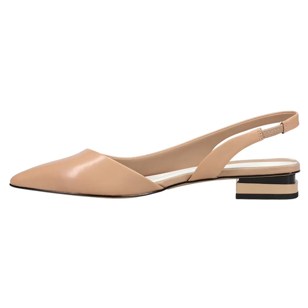 Tyra Pointed Toe Sling Back Flats