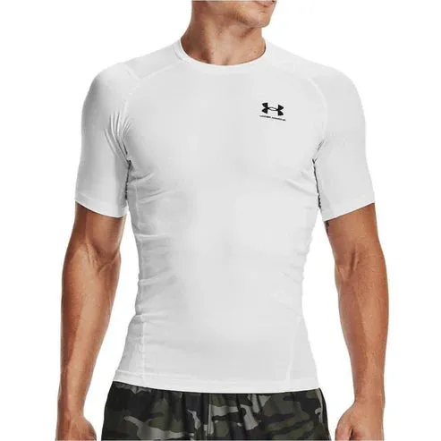 Under Armour HeatGear Compression T-Shirt - White