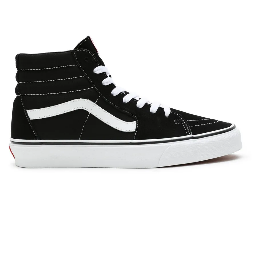 Vans scarpa Sneakers alta per uomo e donna in tela e camoscio Sk8-Hi VN000D5IB8C nero-bianco