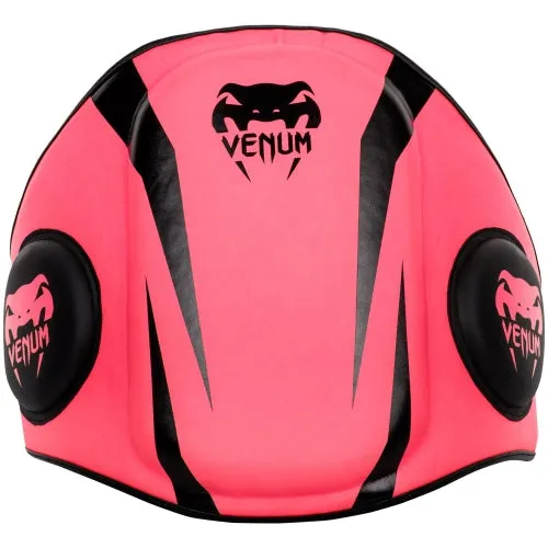 VENUM ELITE 03054 MUAY THAI BOXING MMA SPARRING BELLY PROTECTOR PAD Neo Pink Black